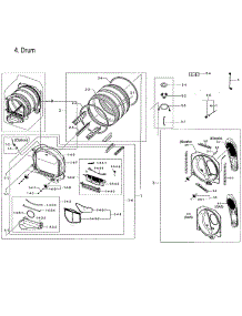Parts for Samsung DVE52M8650W/A3-00 Dryer - AppliancePartsPros.com
