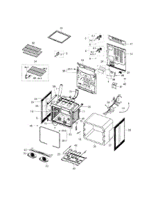 Main Assy parts for Samsung Range FE710DRS/XAA-02 from AppliancePartsPros.com