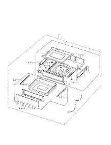 Drawer Assy parts for Samsung Range NE595R1ABSR/AA-01 from AppliancePartsPros.com