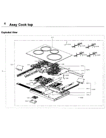 Cooktop parts for Samsung Range NE58K9560WS/AA-00 from AppliancePartsPros.com
