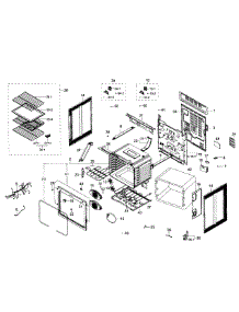 Main Section parts for Samsung Range NE59J7850WS/AA-01 from AppliancePartsPros.com