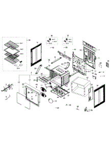 Main Section parts for Samsung Range NE59J7850WS/AA-03 from AppliancePartsPros.com