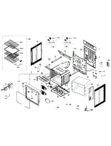 Main Section parts for Samsung Range NE59J7750WS/AA-02 from AppliancePartsPros.com