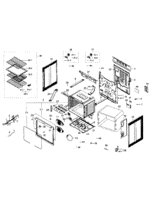Main Section parts for Samsung Range NE59J7850WG/AA-03 from AppliancePartsPros.com