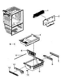 Freezer parts for Samsung Refrigerator RFG297HDBP/XAA-00 from AppliancePartsPros.com