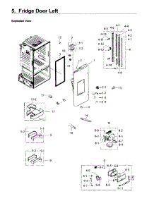 Fridge Door L parts for Samsung Refrigerator RF26J7500BC/AA-03 from AppliancePartsPros.com