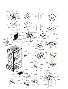 Fridge parts for Samsung Refrigerator RF28HDEDPBC/AA-03 from AppliancePartsPros.com