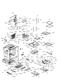 Fridge parts for Samsung Refrigerator RF28HFEDTBC/AA-06 from AppliancePartsPros.com