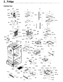Fridge parts for Samsung Refrigerator RF28HDEDPWW/AA-08 from AppliancePartsPros.com