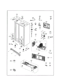 RS25J500DSR/AA-01 Samsung Refrigerator Parts & Free Repair Help ...