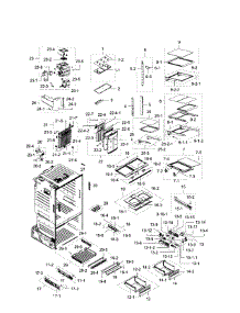 Fridge parts for Samsung Refrigerator RF28HFEDBSR/AA-09 from AppliancePartsPros.com