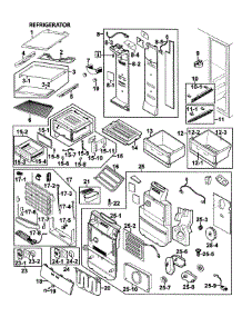Refrigerator parts for Samsung Refrigerator RS267LASH/XAA-00 from AppliancePartsPros.com