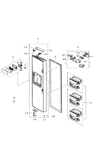 RS265TDBP/XAA-02 Samsung Refrigerator Parts & Free Repair Help ...