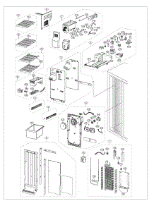 Freezer parts for Samsung Refrigerator RS261MDRS/XAA-01 from AppliancePartsPros.com
