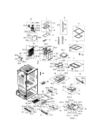Fridge parts for Samsung Refrigerator RF28HFEDTWW/AA-03 from AppliancePartsPros.com