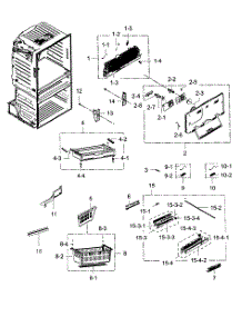 Parts for Samsung RF25HMEDBWW/AA-03 Refrigerator - AppliancePartsPros.com