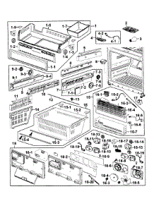Freezer parts for Samsung Refrigerator RF268ABPN/XAA-00 from AppliancePartsPros.com