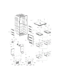 Freezer parts for Samsung Refrigerator RF32FMQDBSR/AA-11 from AppliancePartsPros.com