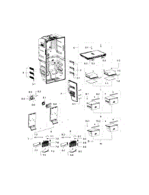 Freezer parts for Samsung Refrigerator RF23J9011SR/AA-01 from AppliancePartsPros.com