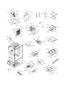 Fridge parts for Samsung Refrigerator RF263TEAESR/AA-02 from AppliancePartsPros.com