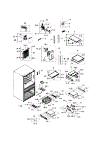 Refrigerator parts for Samsung Refrigerator RF30HBEDBSR/AA-02 from AppliancePartsPros.com