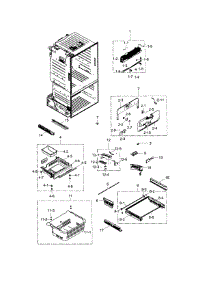 Freezer parts for Samsung Refrigerator RF323TEDBWW/AA-03 from AppliancePartsPros.com