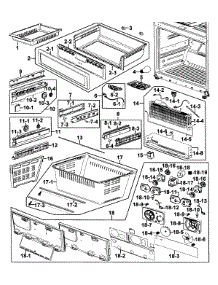 Freezer parts for Samsung Refrigerator RF267AABP/XAA-00 from AppliancePartsPros.com