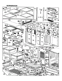 Refrigerator parts for Samsung Refrigerator RF265ABBP/XAA-00 from AppliancePartsPros.com
