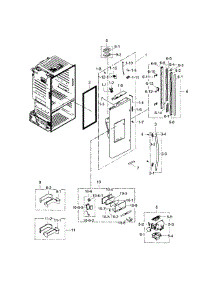 Frdige Door L parts for Samsung Refrigerator RF23HCEDBWW/AA-02 from AppliancePartsPros.com
