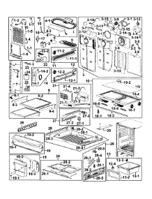 Refrigerator parts for Samsung Refrigerator RF266AZRS/XAA-00 from AppliancePartsPros.com