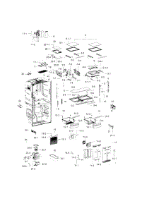 Refrigerator parts for Samsung Refrigerator RF23J9011SR/AA-00 from AppliancePartsPros.com