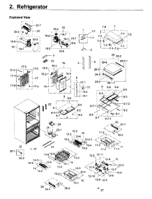 Fridge parts for Samsung Refrigerator RF22KREDBSR/AA-01 from AppliancePartsPros.com