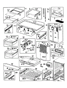 Refrigerator parts for Samsung Refrigerator RFG293HAWP/XAA-00 from AppliancePartsPros.com