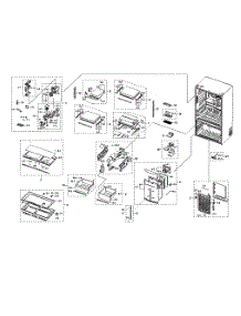 Fridge parts for Samsung Refrigerator RF22NPEDBSR/AA-01 from AppliancePartsPros.com