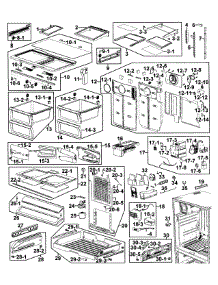 Refrigerator parts for Samsung Refrigerator RF267AERS/XAA-00 from AppliancePartsPros.com