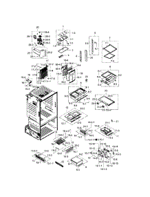 Fridge parts for Samsung Refrigerator RF263TEAEWW/AA-01 from AppliancePartsPros.com