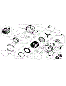 Tub & Drum parts for Samsung Washer WF330ANB/XAA-01 from AppliancePartsPros.com