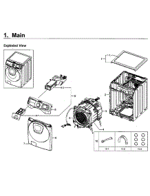 Parts for Samsung WF50K7500AV/A2-11 Washer - AppliancePartsPros.com