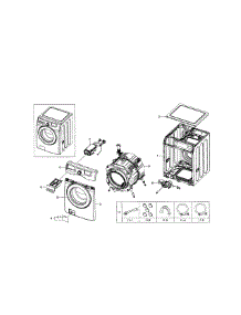 Parts for Samsung WF210ANW/XAA-02 Washer - AppliancePartsPros.com