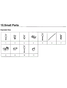 Small Parts parts for Samsung Washer WV60M9900AV/A5-01 from AppliancePartsPros.com