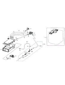Housing-Drawer parts for Samsung Washer WF511ABW/XAA-00 from AppliancePartsPros.com