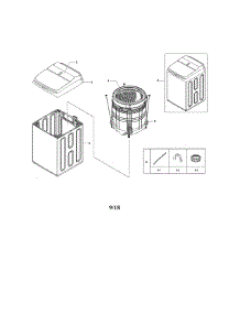 Main Parts parts for Samsung Washer WA54M8750AV/A4-01 from AppliancePartsPros.com