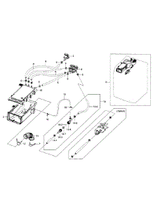 Housing Drawer parts for Samsung Washer WF520ABW/XAA-01 from AppliancePartsPros.com