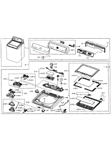 Top Cover Assy parts for Samsung Washer WA484DSHAWR/A1-01 from AppliancePartsPros.com