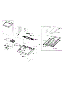 Cover Top parts for Samsung Washer WA400PJHDWR/AA-04 from AppliancePartsPros.com