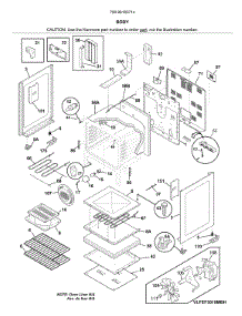 Body parts for Kenmore Range 790.96183714 (79096183714, 790 96183714) from AppliancePartsPros.com