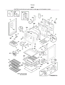 Body parts for Kenmore Range 790.94202314 (79094202314, 790 94202314) from AppliancePartsPros.com