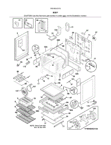 Body parts for Kenmore Range 790.94243314 (79094243314, 790 94243314) from AppliancePartsPros.com