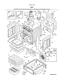 Body parts for Kenmore Range 790.3261331A (7903261331A, 790 3261331A) from AppliancePartsPros.com