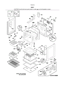 Body parts for Kenmore Range 790.96189710 (79096189710, 790 96189710) from AppliancePartsPros.com